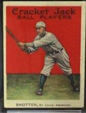 1914 E145 Cracker Jack Burt Shotten #86 card