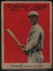 1914 E145 Cracker Jack Ray Schalk #61 card