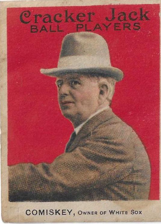1915 E145 Cracker Jack Charles Comiskey #23 card