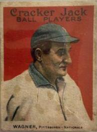 1915 E145 Cracker Jack Honus Wagner #68 card