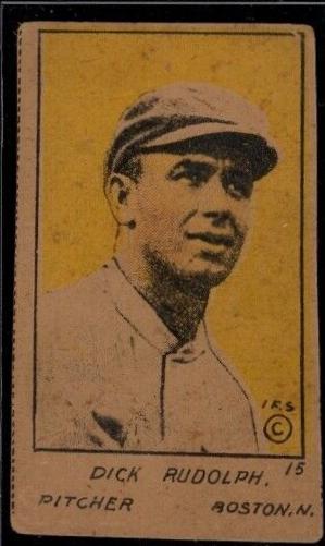 1920 W516 1 Dick Rudolph [Hand Cut] #15 card