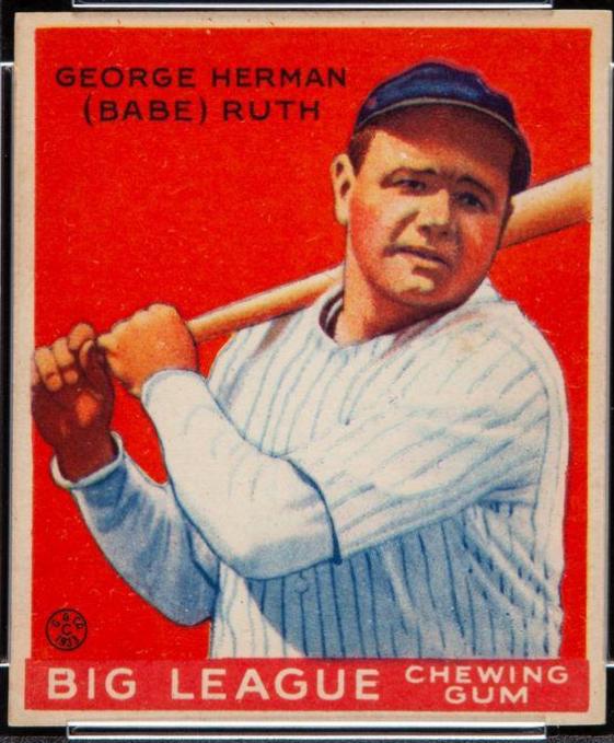 1933 R319 Goudey Babe Ruth #149 card