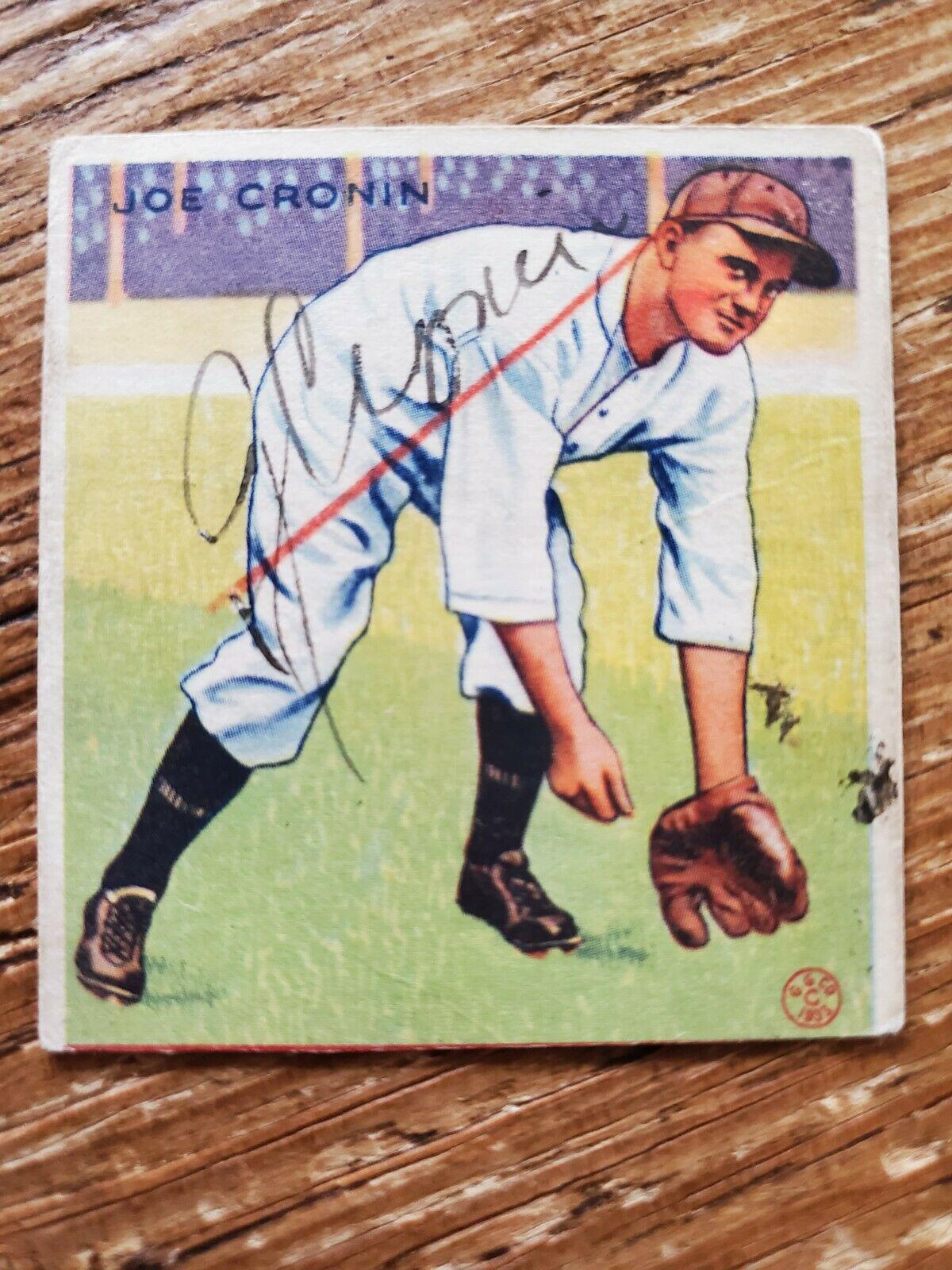1933 R319 Goudey Joe Cronin #189 card
