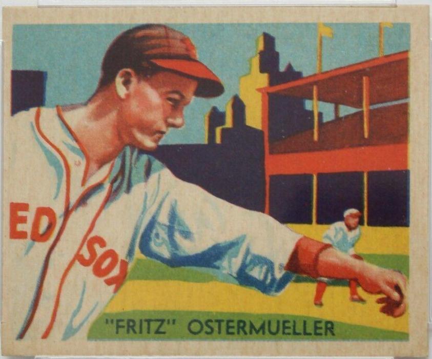 1935 Diamond Stars Fritz Ostermueller [Blue Back] #73 card