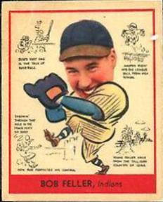 1938 R323 Goudey Heads-Up Bob Feller #288 card