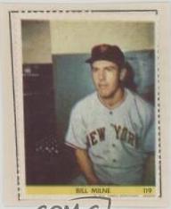 1949 Eureka Sportstamps Bill Milne #119 card
