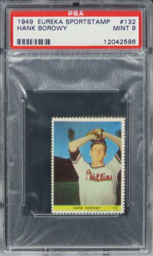 1949 Eureka Sportstamps Hank Borowy #132 card