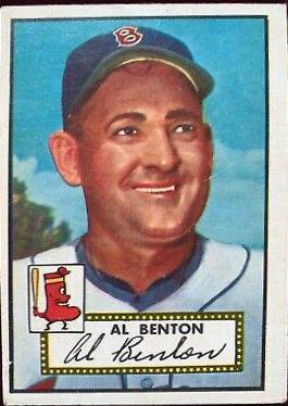 1952 Topps Al Benton #374 card
