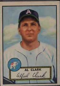 1952 Topps Al Clark #278 card