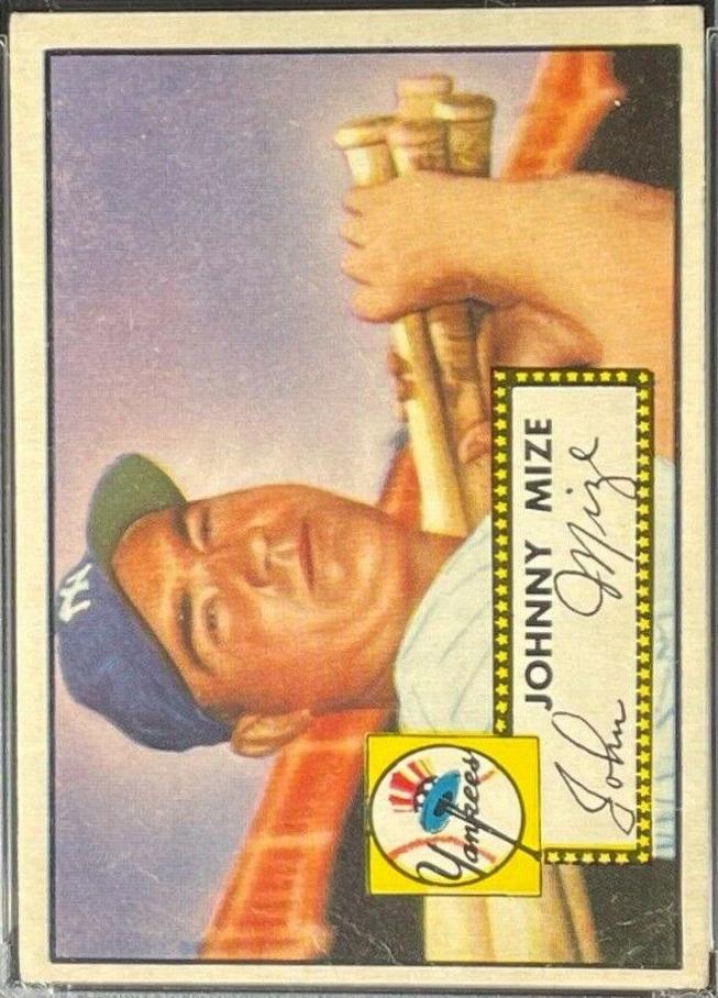 1952 Topps Duane Pillette [Johnny Mize Back] #129 card