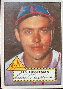 1952 Topps Les Fusselman #378 card