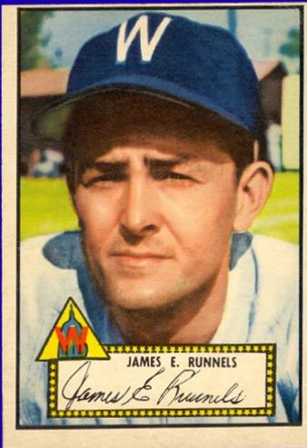 1952 Topps Pete Runnels [Red Back] #2 card