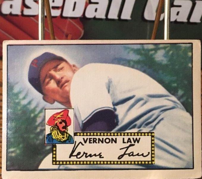 1952 Topps Sheldon Jones [Vernon Law Back] #81 card