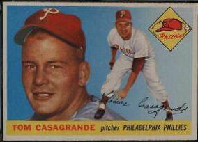 1955 Topps Tom Casagrande #167 card