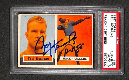 1957 Topps Paul Hornung #151 card