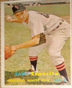 1957 Topps Sam Esposito #301 card
