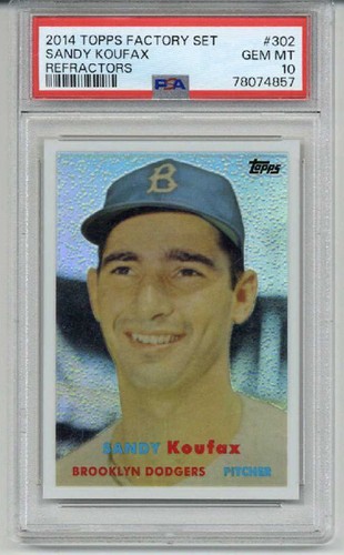 1957 Topps Sandy Koufax #302 card