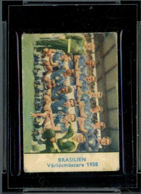 1958 Alifabolaget Brasilien Team [With Pele] #649 card