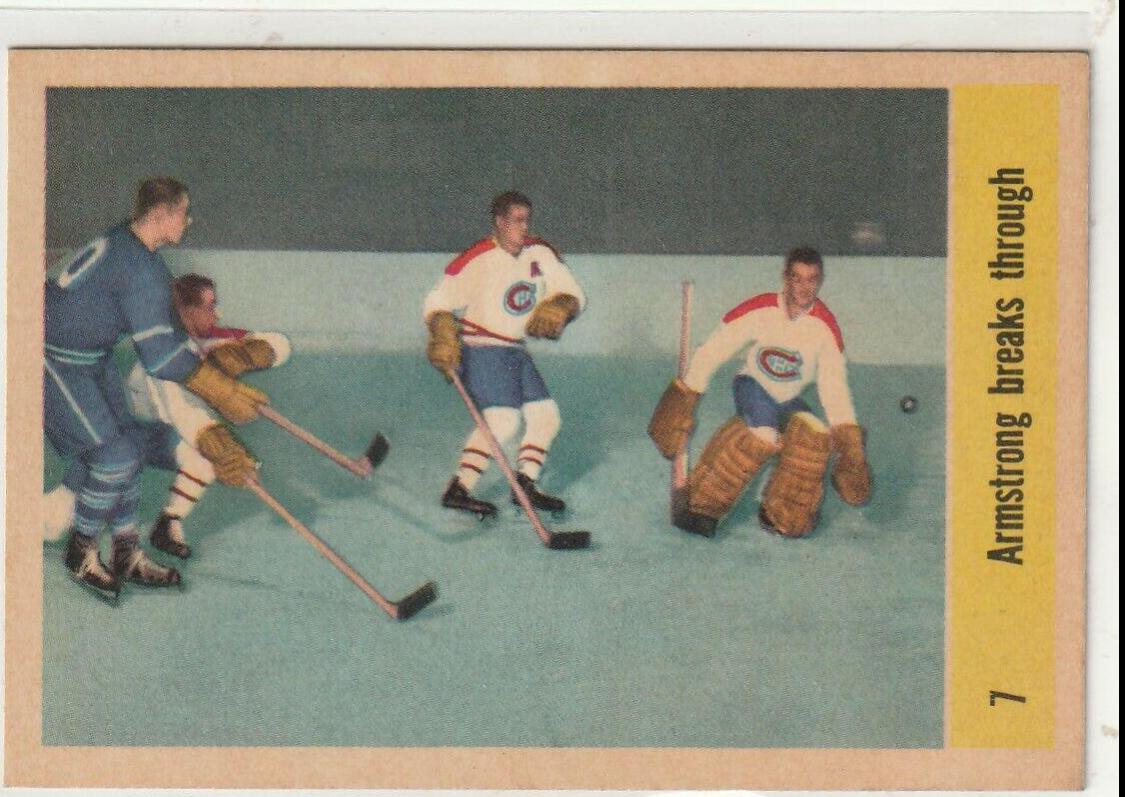 1958 Parkhurst Armstrong Breaks [Through] #7 card