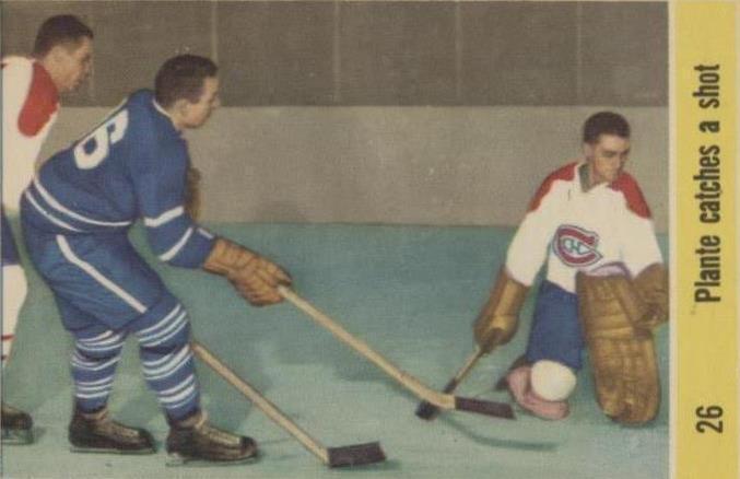 1958 Parkhurst Plante Catches [A Shot] #26 card