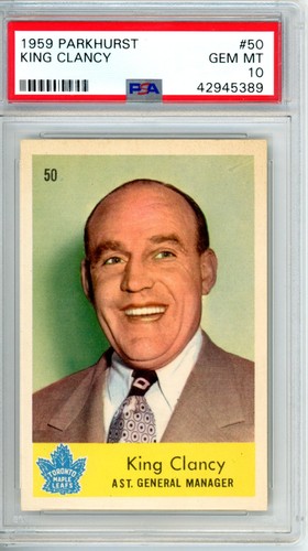 1959 Parkhurst King Clancy #50 card