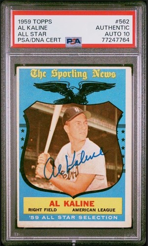 1959 Topps Al Kaline #562 card