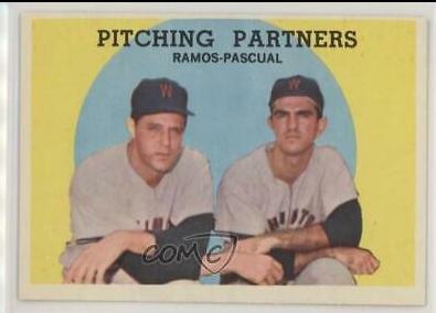 1959 Topps Pedro Ramos / Camilo Pascual #291 card