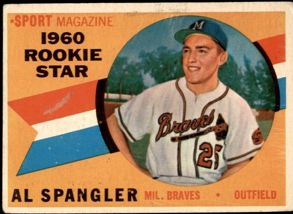 1960 Topps Al Spangler [Rookie Star] #143 card
