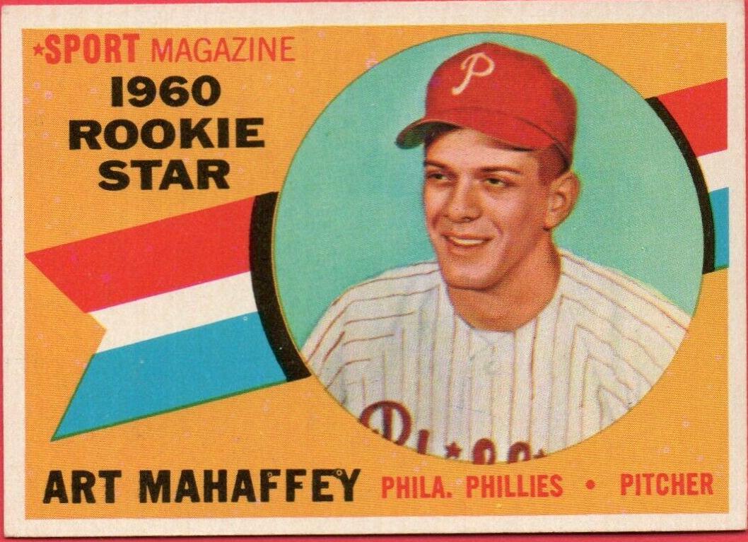1960 Topps Art Mahaffey [Rookie Star] #138 card