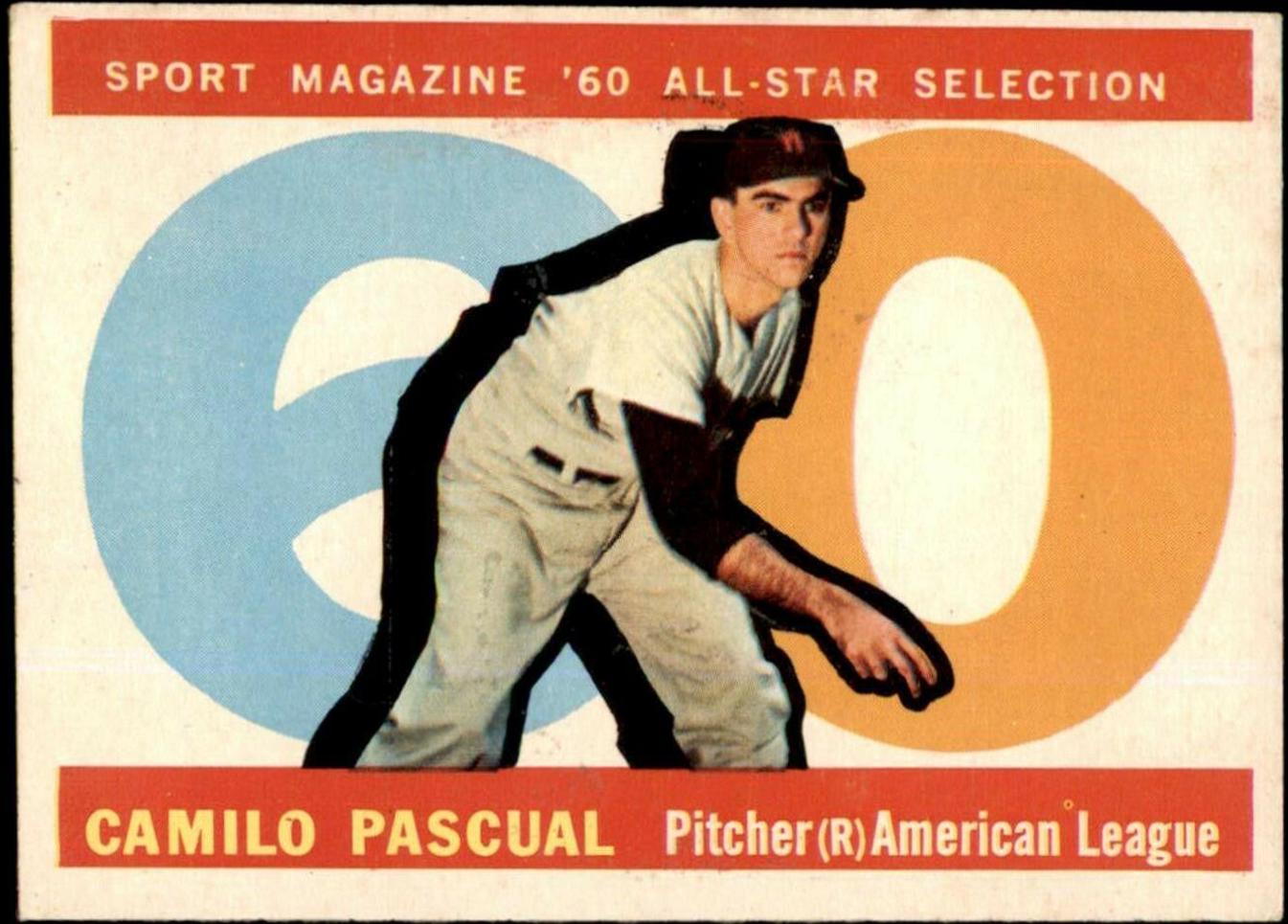 1960 Topps Camilo Pascual [All Star] #569 card
