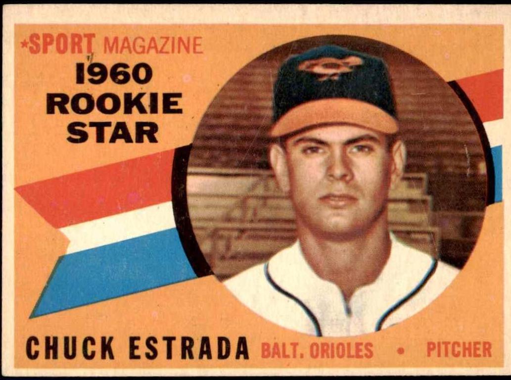 1960 Topps Chuck Estrada [Rookie Star] #126 card