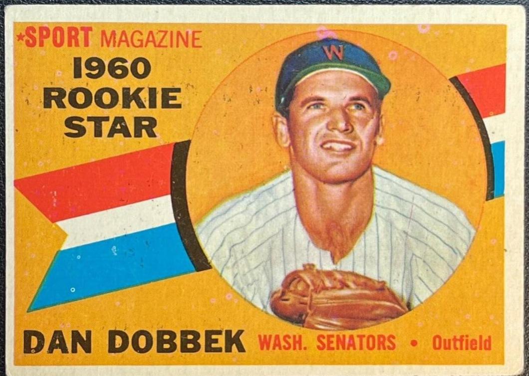 1960 Topps Dan Dobbek [Rookie Star] #123 card