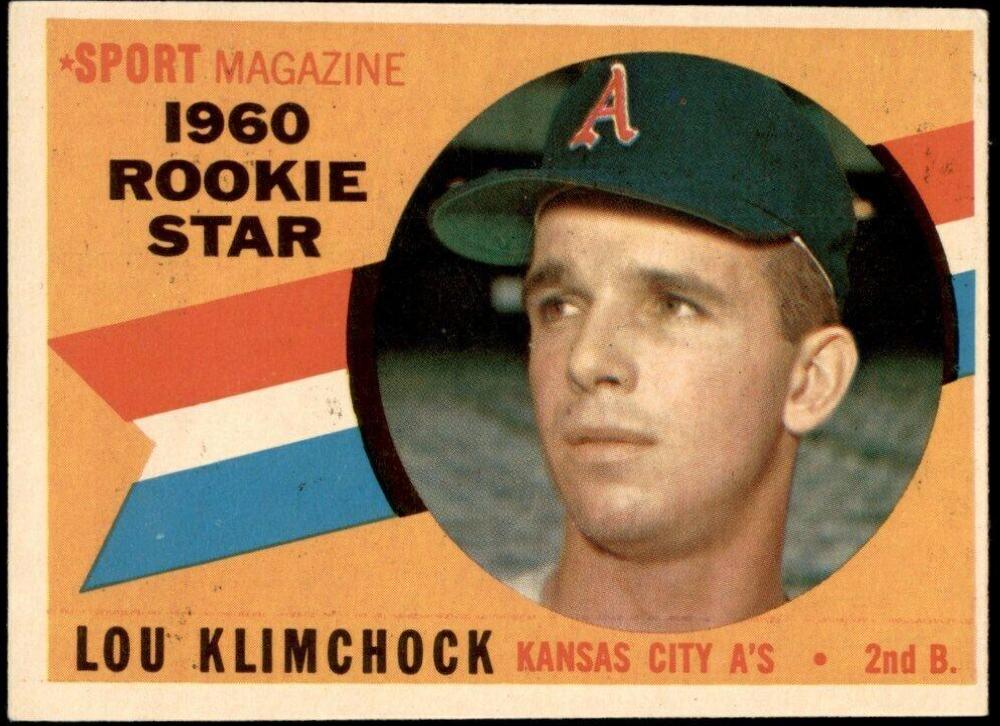 1960 Topps Lou Klimchock [Rookie Star] #137 card