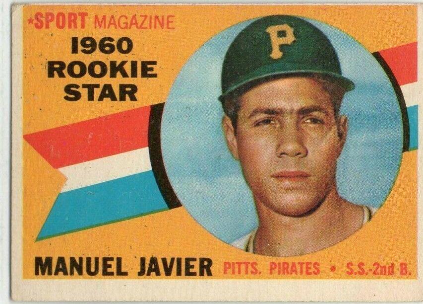 1960 Topps Manuel Javier [Rookie Star] #133 card