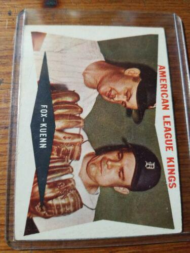1960 Topps Nellie Fox / Harvey Kuenn #429 card