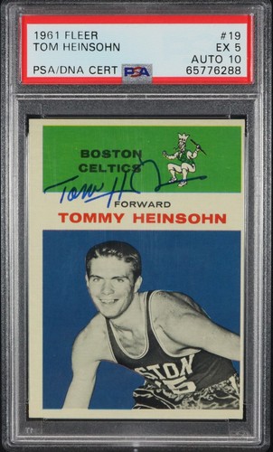 1961 Fleer Tommy Heinsohn #19 card