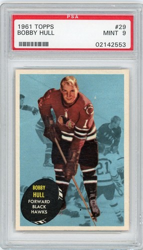 1961 Topps Bobby Hull #29 card