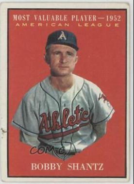 1961 Topps Bobby Shantz [MVP] #473 card