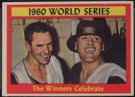 1961 Topps World Series Summary [The Winners Celebrate] #313 card