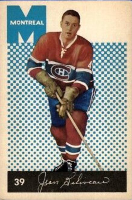 1962 Parkhurst Jean Beliveau #39 card