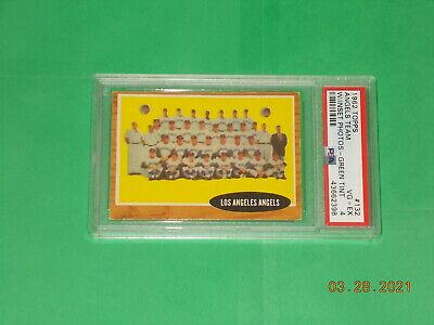 1962 Topps Angels Team [With Inset Photos Green Tint] #132 card