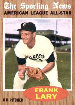 1962 Topps Frank Lary [All Star] #474 card