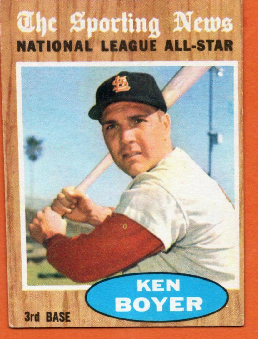 1962 Topps Ken Boyer [All Star] #392 card