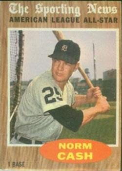 1962 Topps Norm Cash [All Star] #466 card