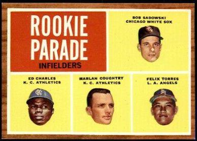 1962 Topps Rookie Parade [Infielders] #595 card