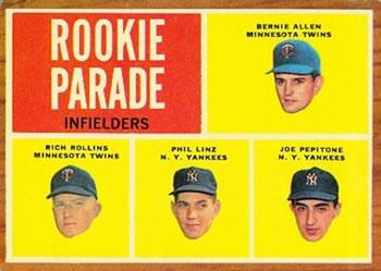 1962 Topps Rookie Parade [Infielders] #596 card