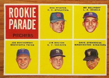 1962 Topps Rookie Parade [Pitchers] #592 card