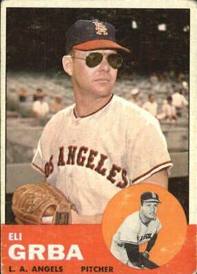 1963 Topps Eli Grba [Photo Ryne Duren] #231 card