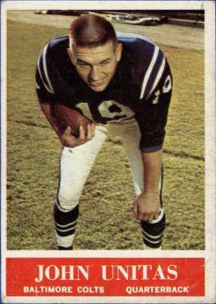 1964 Philadelphia John Unitas #12 card