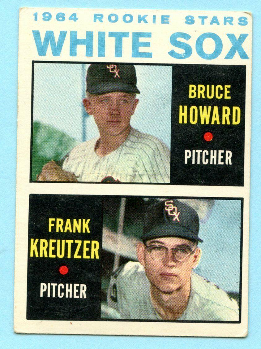 1964 Topps Bruce Howard / Frank Kreutzer #107 card